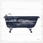 Shiplap Bath I Navy