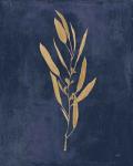 Botanical Study I Gold Navy