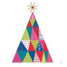 Geometric Holiday Trees I Bright