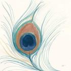 Peacock Feather II Blue