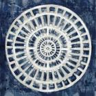 Blue Textured Medallion