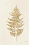 Fern Print I Gold No Shiplap