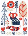 Folk Lodge Fox Red Navy