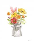 Farmhouse Floral VI White