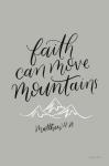 Faith Can Move Mountains