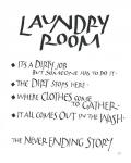 Laundry Room Sayings White