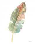 Boho Tropical Leaf I on White