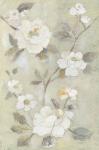 Romantic Spring Flowers I White