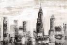 Manhattan Skyline BW Crop