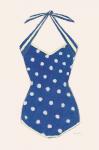 Retro Swimwear II Navy