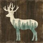 Simple Living Deer Silhouette