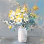 Touch of Spring I White Vase