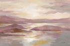 Pink and Gold Landscape
