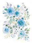 Lush Roses II Blue