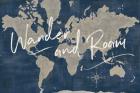 World Map Collage Deep Wander