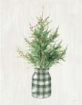 White and Bright Christmas Tree II Plaid