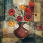 Poppies in a Copper Vase I