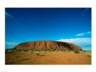 Rock formation on a landscape, Ayers Rock, Uluru-Kata Tjuta National Park, Northern Territory, Australia