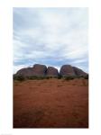 Rock formations on a landscape, Olgas, Uluru-Kata Tjuta National Park, Northern Territory, Australia