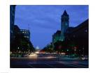 Traffic on a road, Washington, D.C., USA