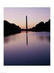 Silhouette of the Washington Monument, Washington, D.C., USA