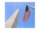 Low angle view of the Washington Monument, Washington, D.C., USA