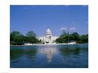 Pond in front of the Capitol Building, Washington, D.C., USA