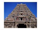 Carving on Sri Meenakshi Hindu Temple, Chennai, Tamil Nadu, India