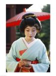 Young woman dressed as a Geisha, Japan