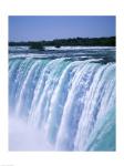 Water flowing over Niagara Falls, Ontario, Canada