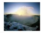 Sunrise over a waterfall, Niagara Falls, Ontario, Canada