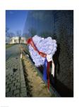 Close-up of a memorial, Vietnam Veterans Memorial Wall, Vietnam Veterans Memorial, Washington DC, USA