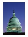 Capitol Building lit up at night, Washington D.C., USA