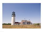 Lighthouse in a field, Cape Cod Lighthouse (Highland), North Truro, Massachusetts, USA