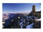 Ruin of an old building on a cliff, Grand Canyon National Park, Arizona, USA