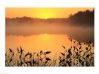 Sunrise over a lake