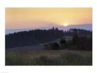 Panoramic view of a sunrise, Oregon, USA