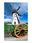 Low angle view of a traditional windmill, Skerries Mills Museum, Skerries, County Dublin, Ireland