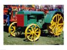 Old fashioned tractor at Farmers Market, San Juan Capistrano, California, USA