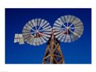 Low angle view of a windmill, American Wind Power Center, Lubbock, Texas, USA