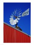 Low angle view of a windmill at American Wind Power Center, Lubbock, Texas, USA