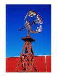 Low angle view of a windmill at American Wind Power Center, Lubbock, Texas, USA