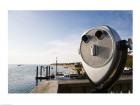 Close-up of coin-operated binoculars, Cape Cod, Massachusetts, USA