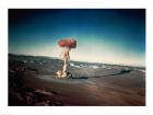 Atomic bomb testing in the desert