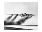 Low angle view of a fighter plane taking off, B-52 Stratofortress