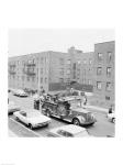 USA, New York City, fire engine