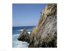 Mexico, Acapulco, La Quebrada, Cliff divers on cliff