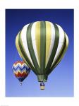 Low angle view of hot air balloons rising, Albuquerque International Balloon Fiesta, Albuquerque, New Mexico, USA