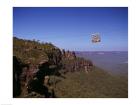 Cable car approaching a cliff, Blue Mountains, Katoomba, New South Wales, Australia