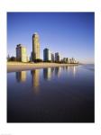 Reflection of buildings in water, Surfers Paradise, Queensland, Australia